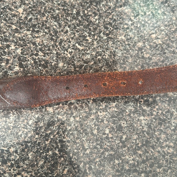 Brighton brown leather belt - Picture 8 of 10